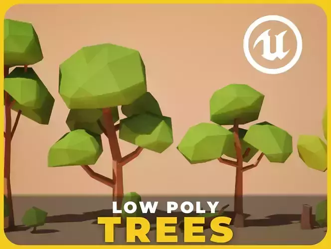 Low Poly Trees - UE5