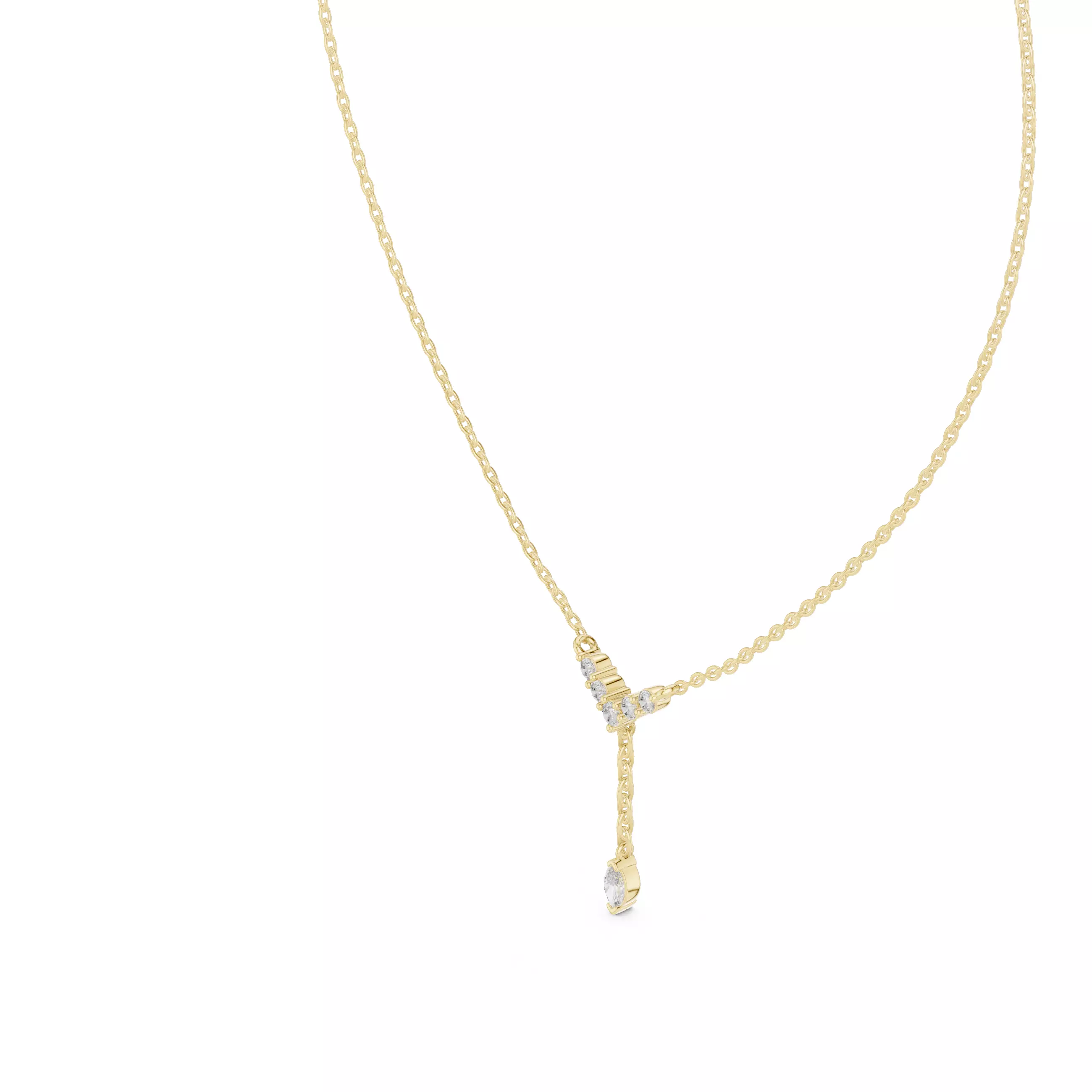 Marquise Round Diamond Pendant 3dm stl renders Animation Videos 3D print model_11