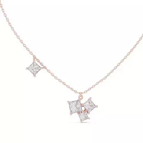 Princess Solitaire Pendant 3dm stl renders Animation Videos