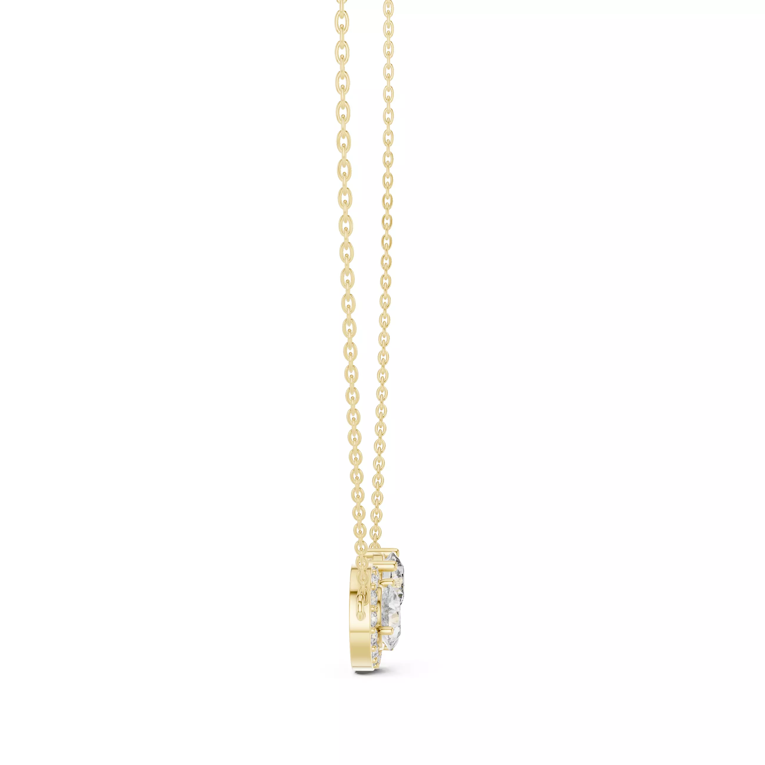 His- Her Solitaire Pendant 3dm stl renders Animation Videos 3D print model_12