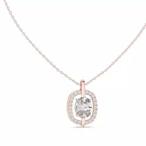 Oval Halo Solitaire Pendant 3dm stl renders Animation Videos