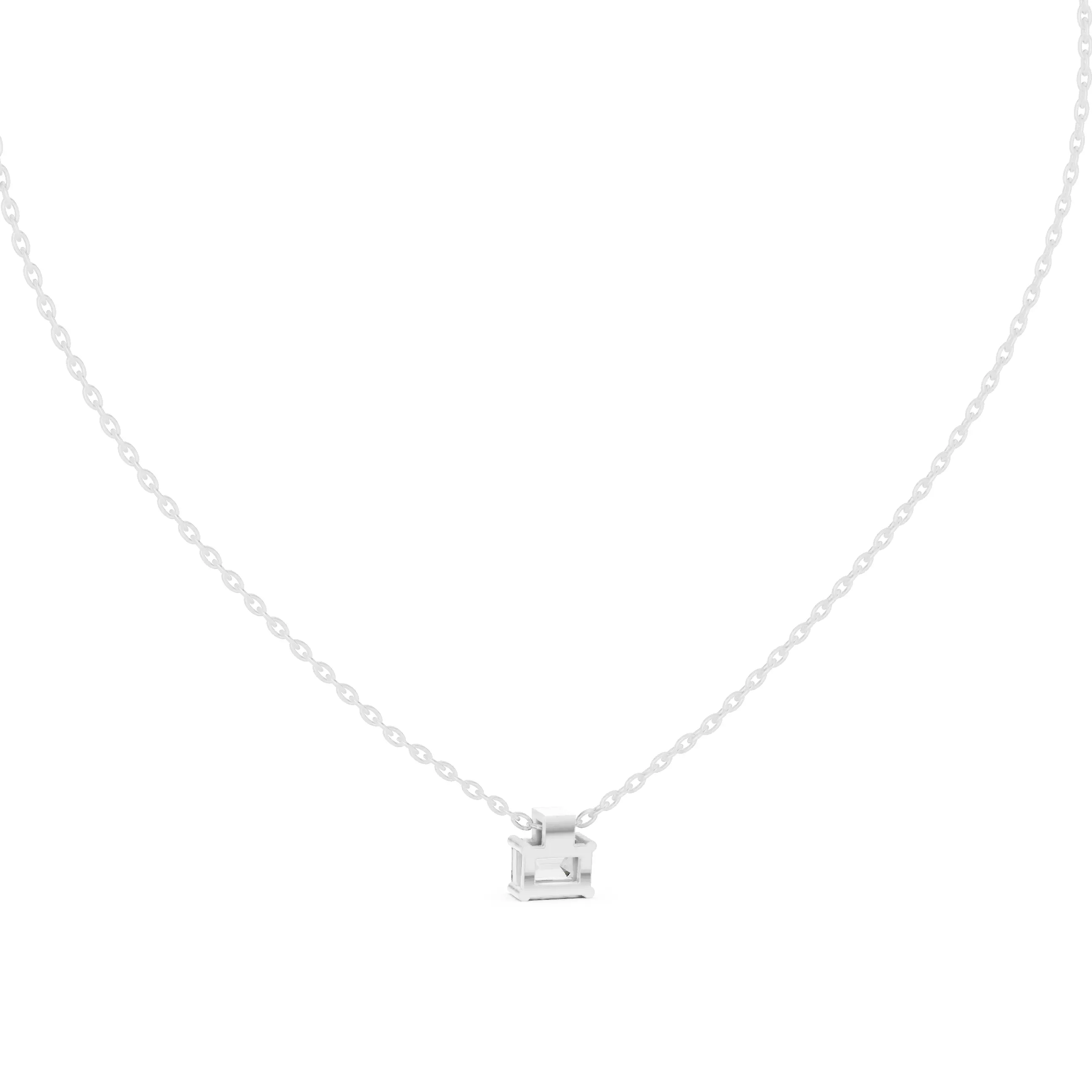 Emerald Solitaire Pendant 3dm stl renders Animation Videos  3D print model_9