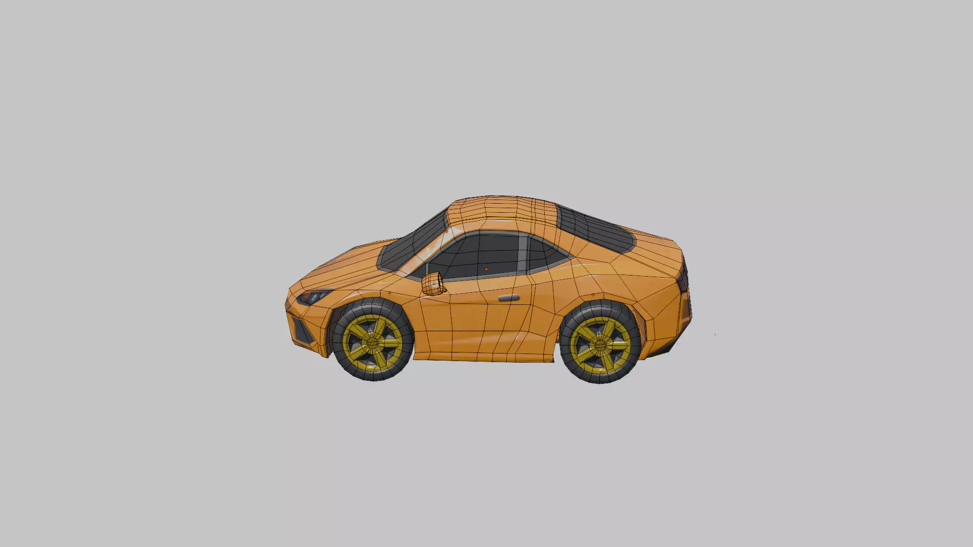 Low Poly Cartoon Cars Pack - Game Ready 3D Models Low-poly 3D model_25