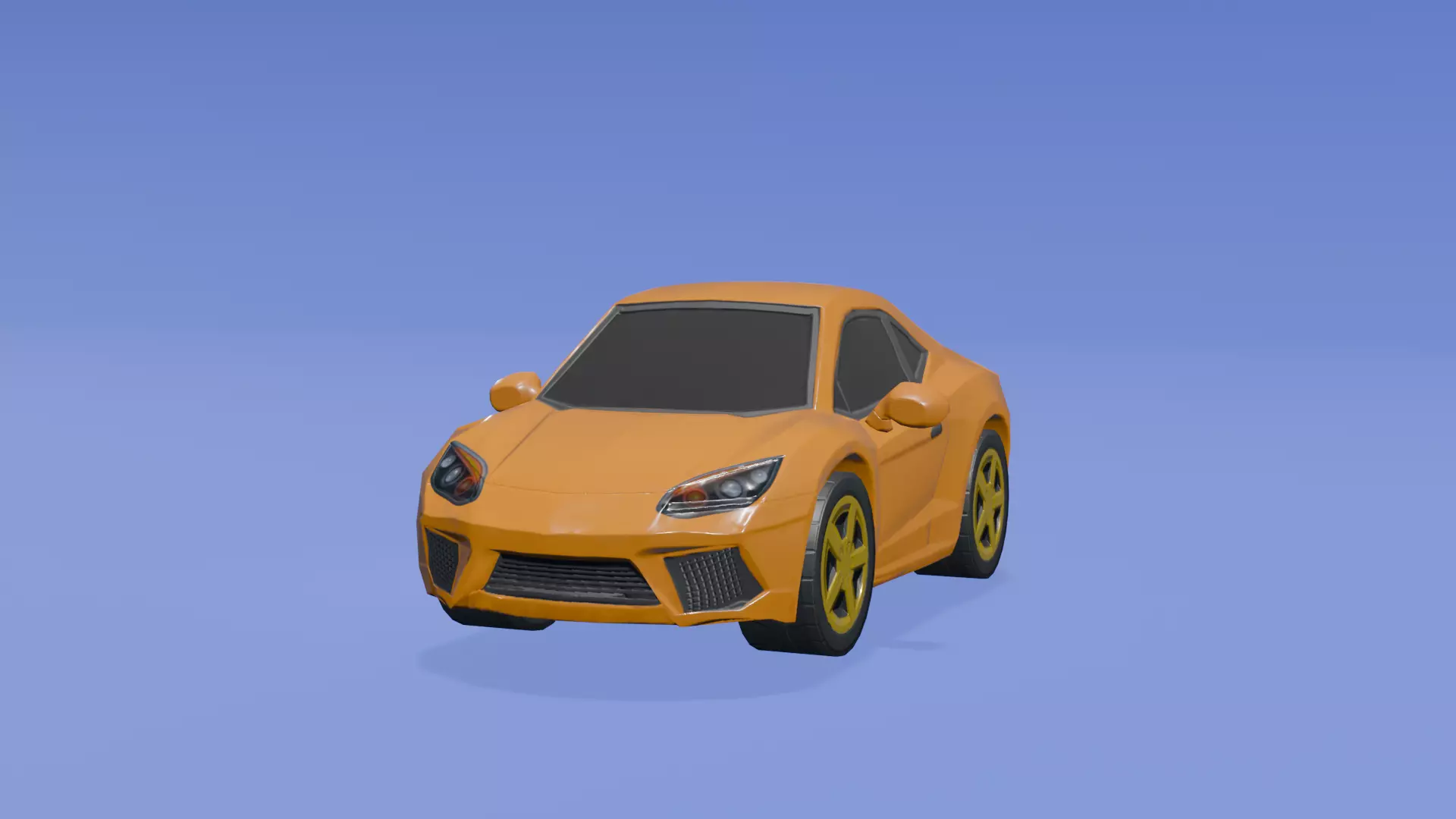 Low Poly Cartoon Cars Pack - Game Ready 3D Models Low-poly 3D model_28