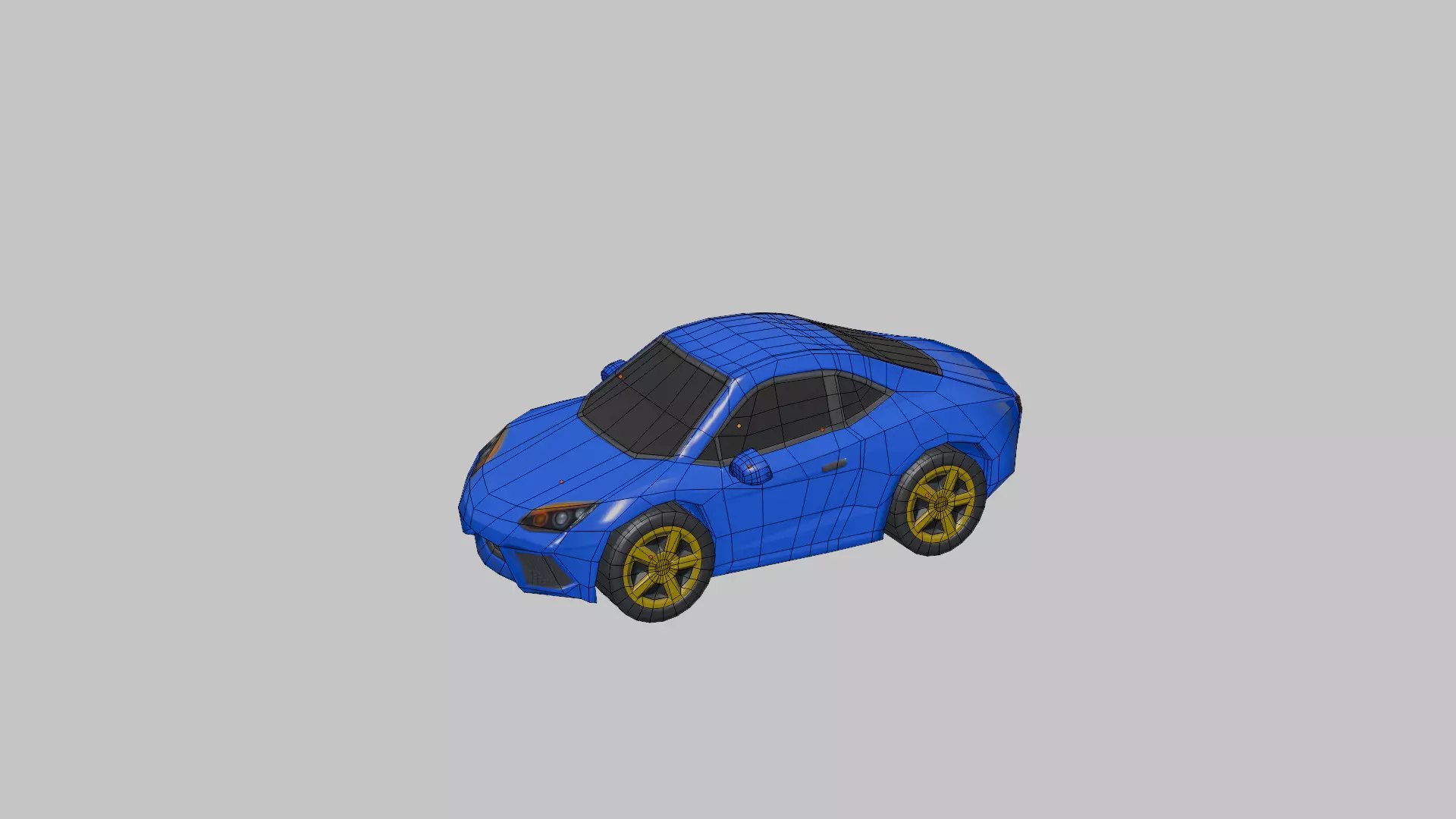 Low Poly Cartoon Cars Pack - Game Ready 3D Models Low-poly 3D model_27