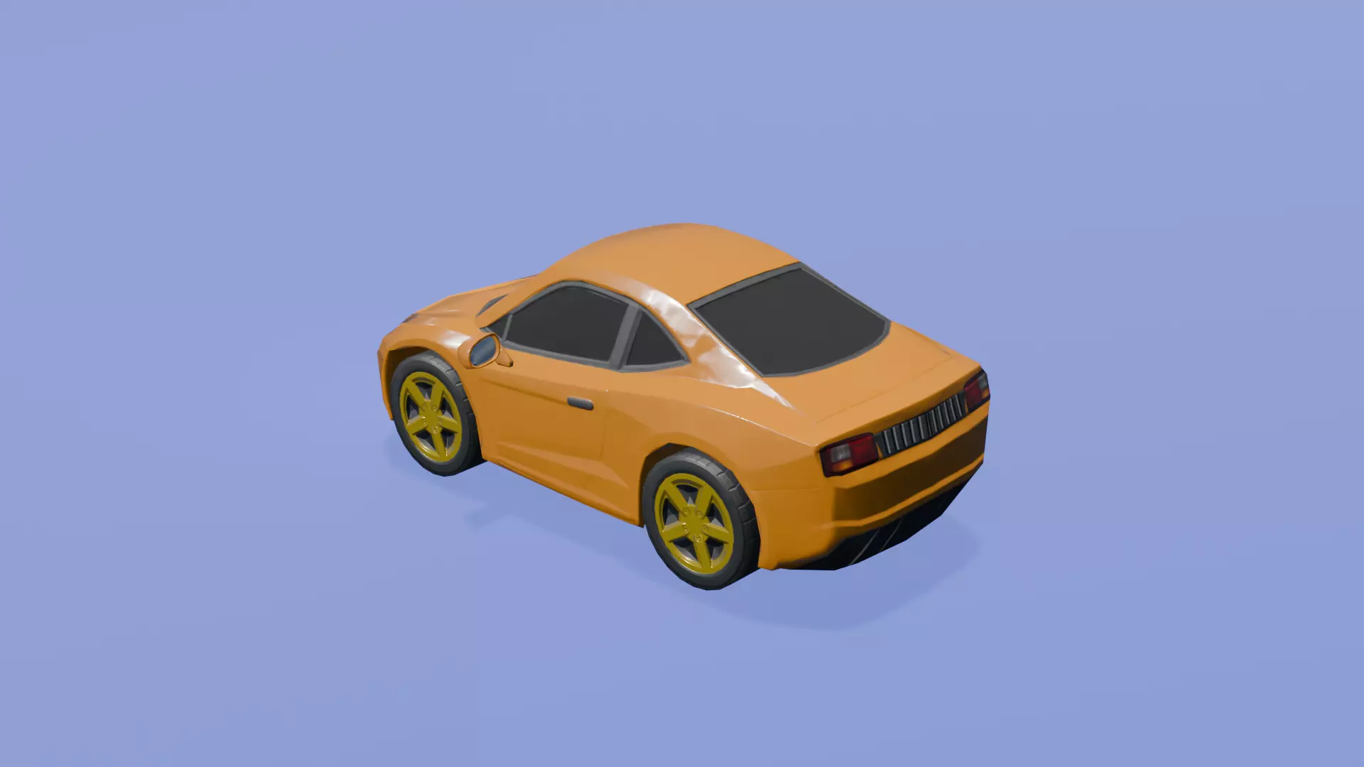 Low Poly Cartoon Cars Pack - Game Ready 3D Models Low-poly 3D model_30