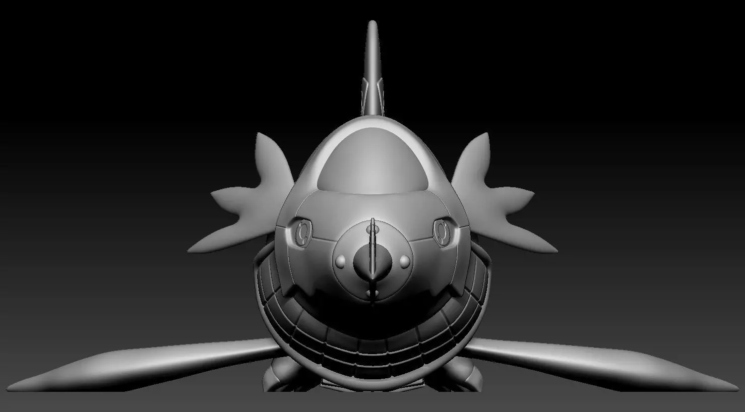 Submarimon Digmon Digimon Fanart 3D print model_5