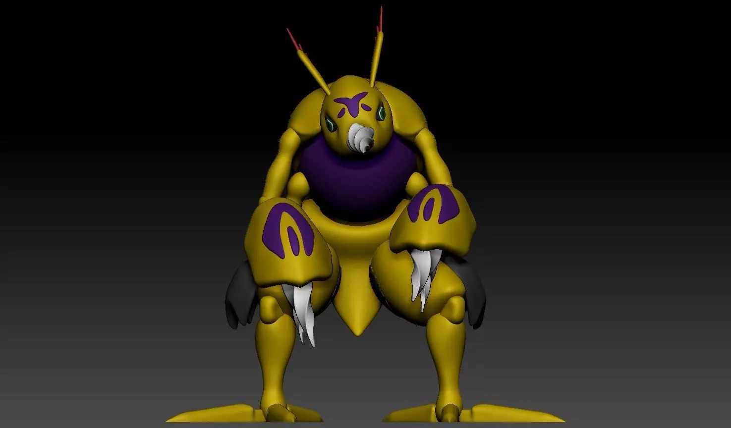 Submarimon Digmon Digimon Fanart 3D print model_2