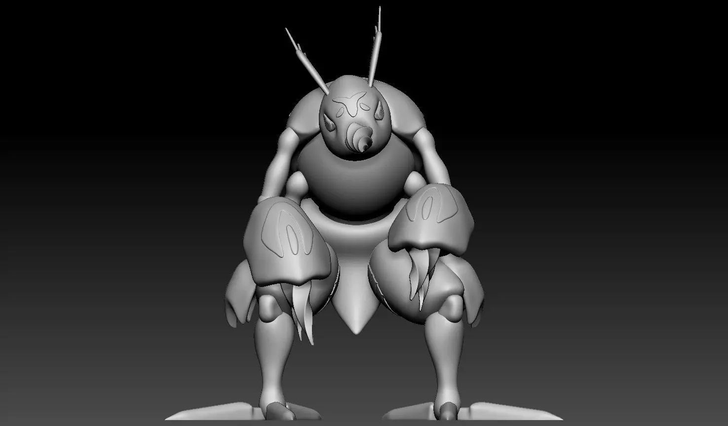 Submarimon Digmon Digimon Fanart 3D print model_6