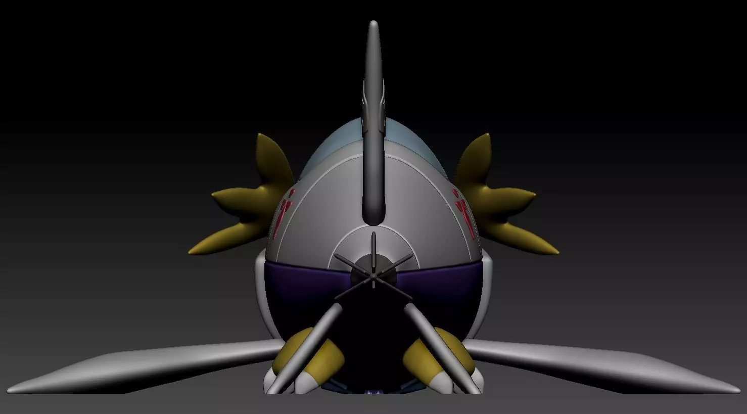 Submarimon Digmon Digimon Fanart 3D print model_18