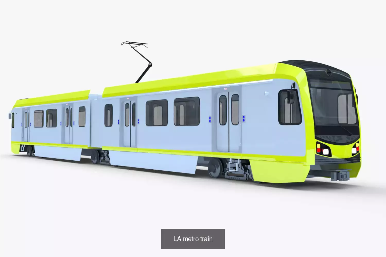 American trains bundle 3D Model Collection_1