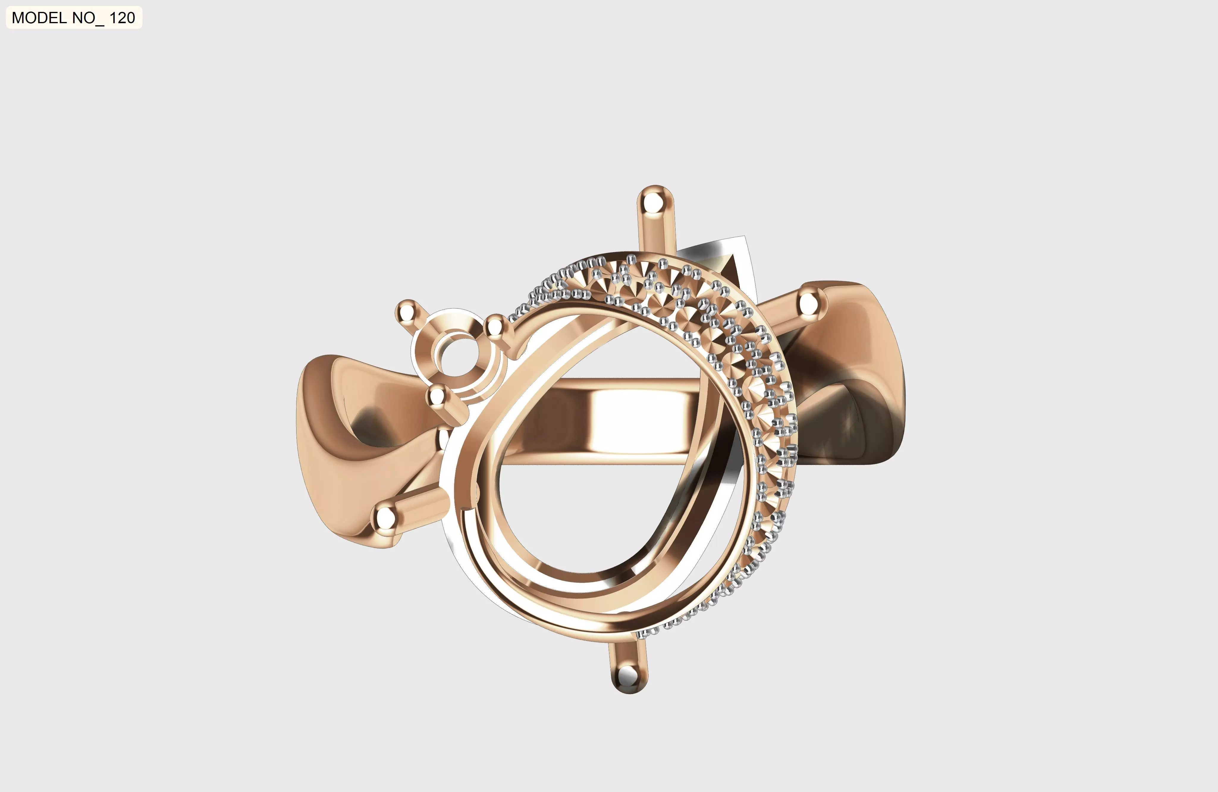 120 ring 3D print model_10