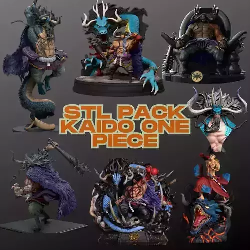 Kaido de One piece - Impresion 3d