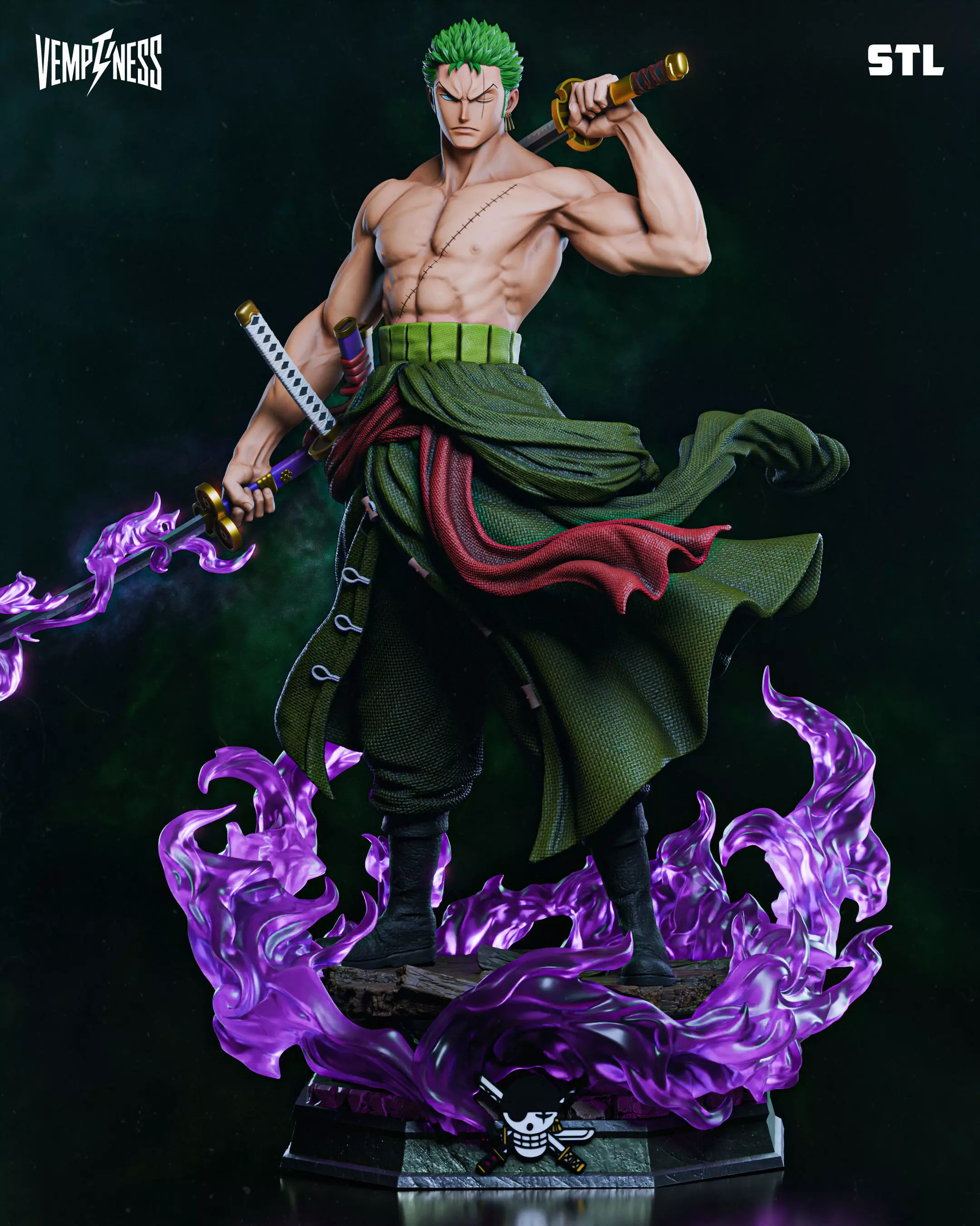 Zoro One Piece 3D print model