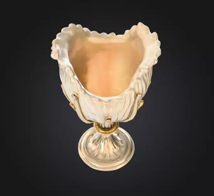 Pearlescent Chalice Ornamental Fantasy Low-poly 3D model_5