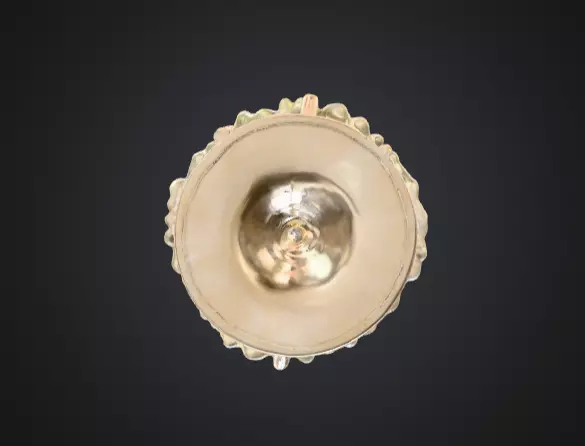 Pearlescent Chalice Ornamental Fantasy Low-poly 3D model_13