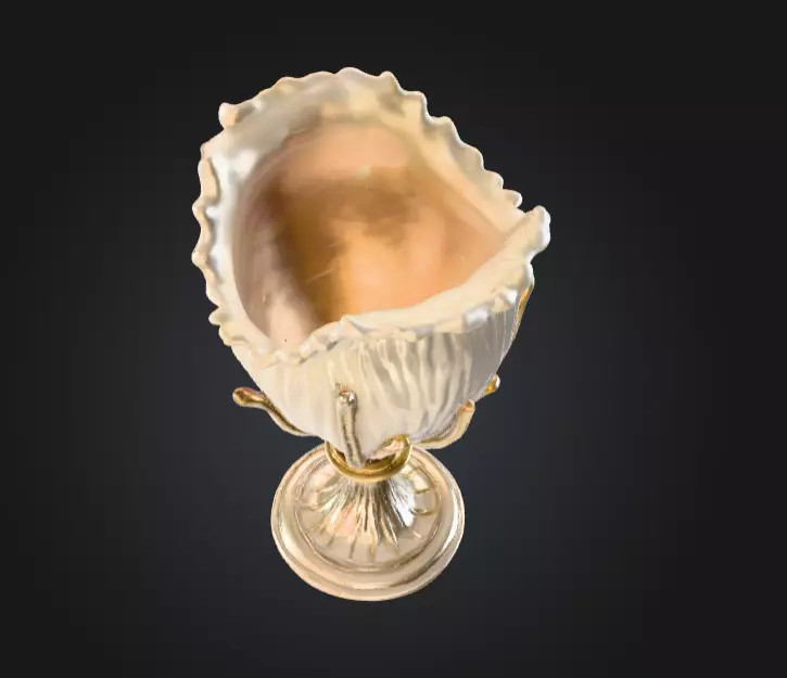Pearlescent Chalice Ornamental Fantasy Low-poly 3D model_6