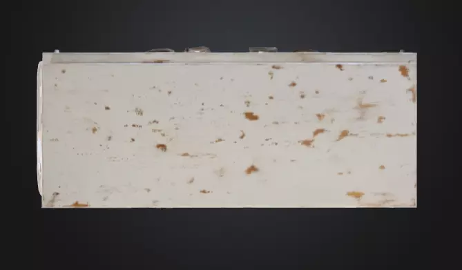 Rusty Old Cabinet Low-poly 3D model_11