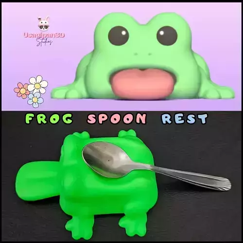 Frog Spoon Rest 3D print model