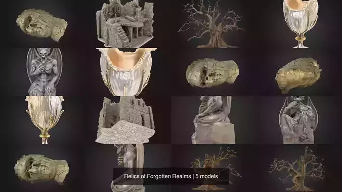 Relics of Forgotten Realms 3D Model Collection