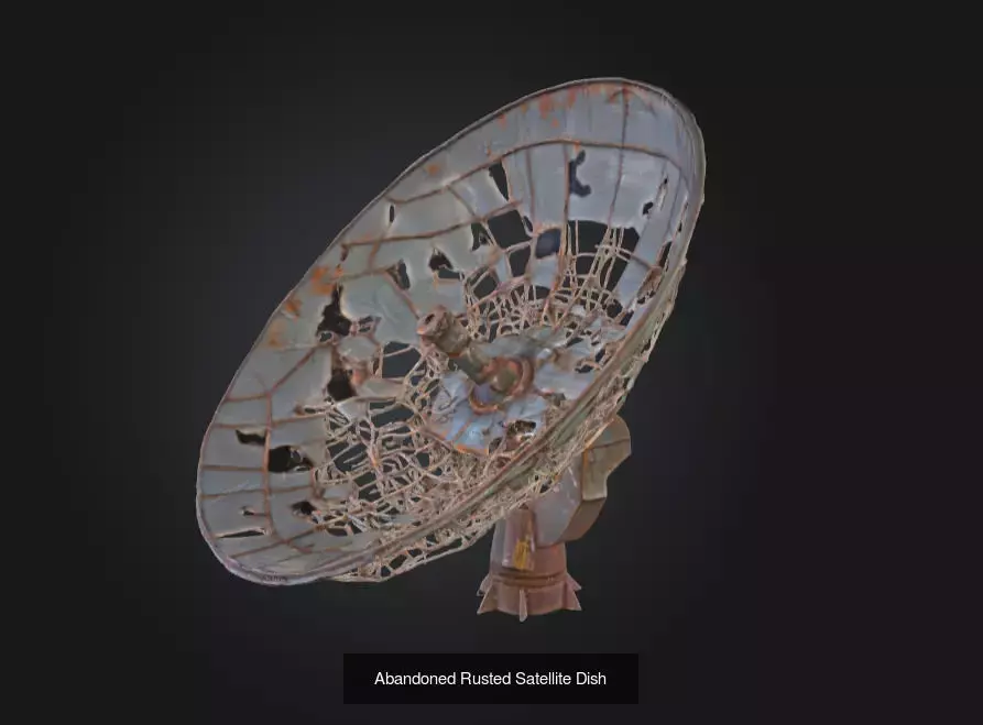 Abandoned Technology Ruins Pack 3D Model Collection_3