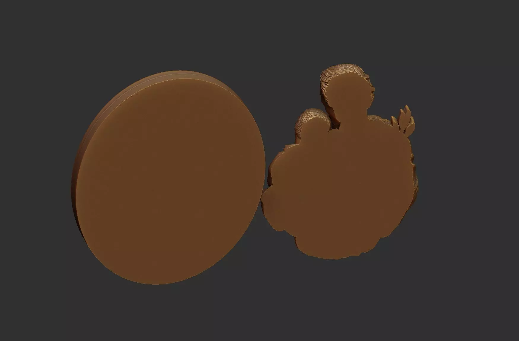 Saint Joseph - Sao Jose - Medal and Relief 3D print model_11