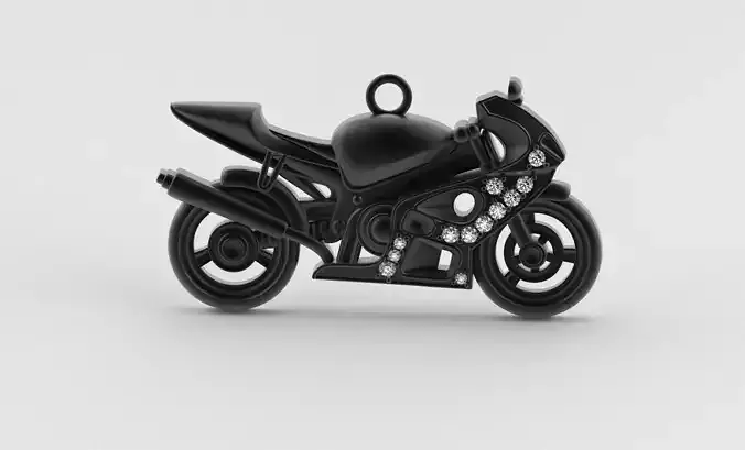 the Motorcycle Pendant that speaks to your wild side