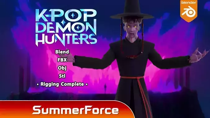 Demon Abby Saja - KPop Demon Hunters