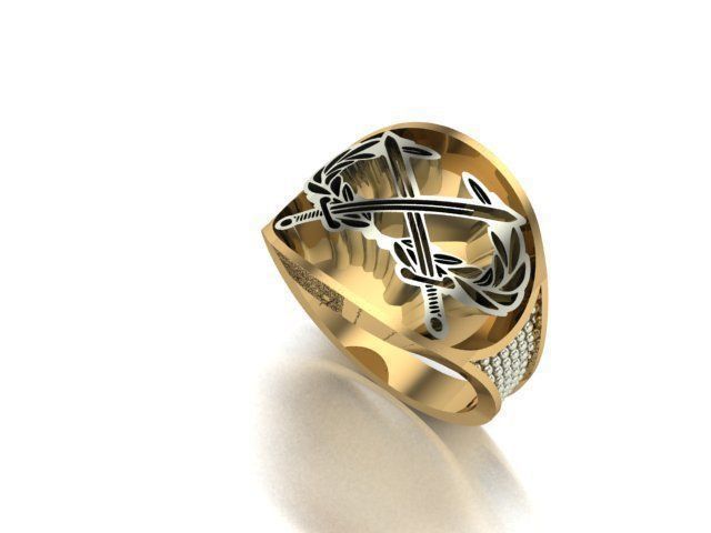 sintered men ring 3D print model