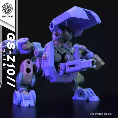 GS-Z10 Frosthold - Modular 3D-Printed Mecha 12cm