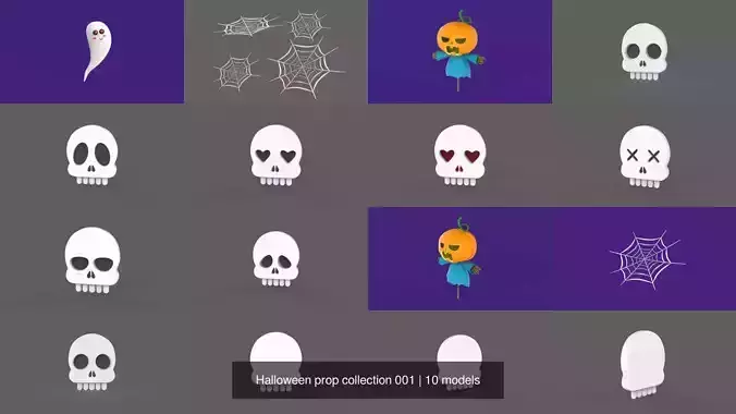 Halloween prop collection 001 
