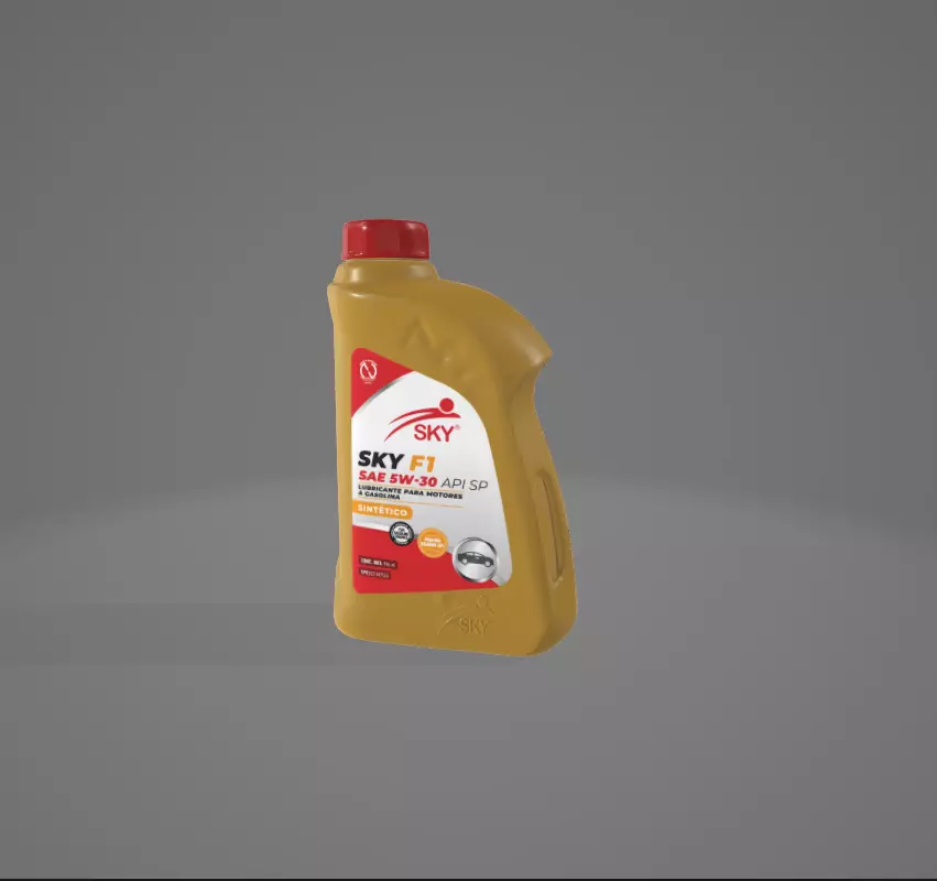 lubricant bottle Free 3D model