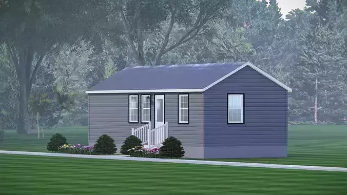 Rustic Barndominium Exterior Farmhouse Inspired Home 3D