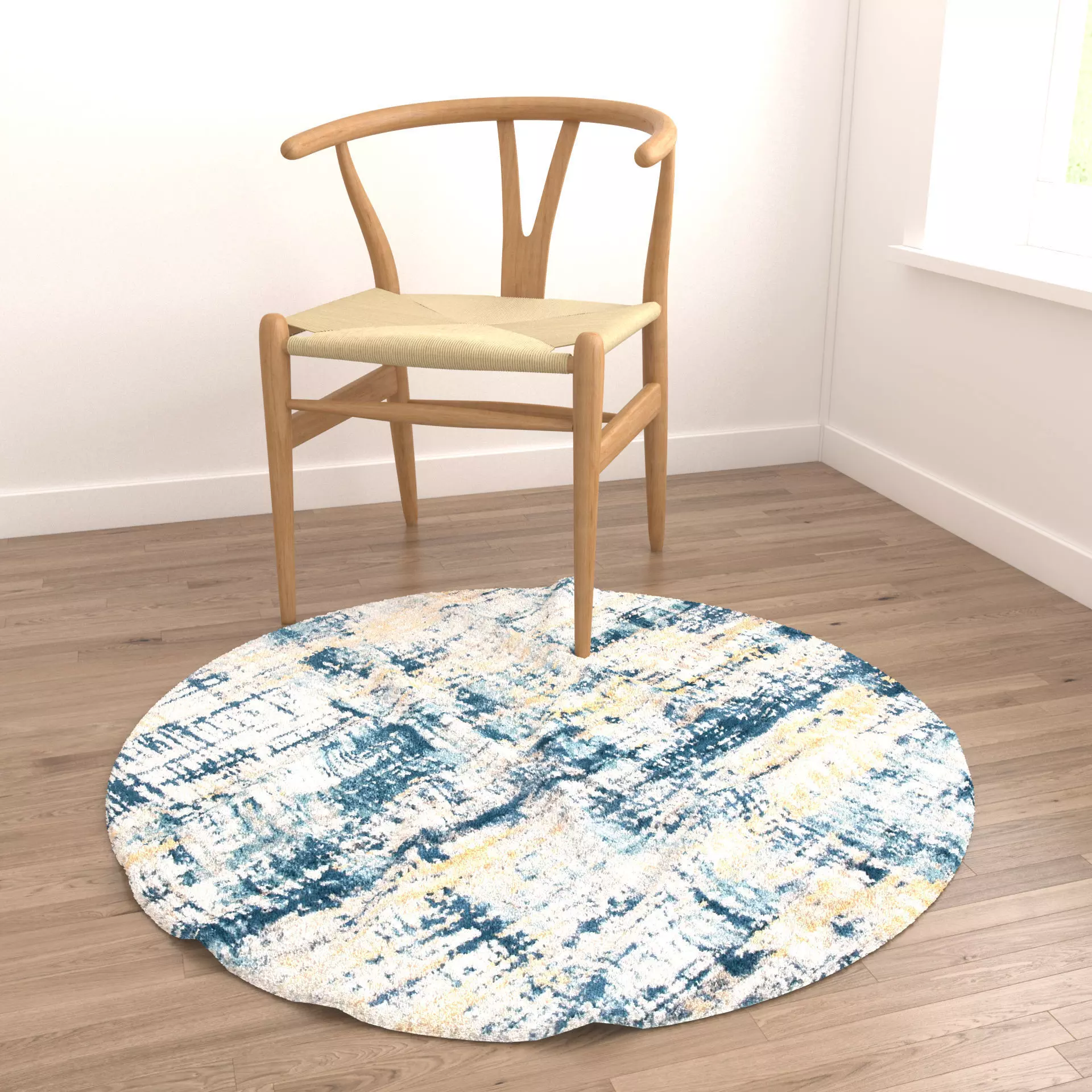 Rugs No 1047 Low-poly 3D model_3