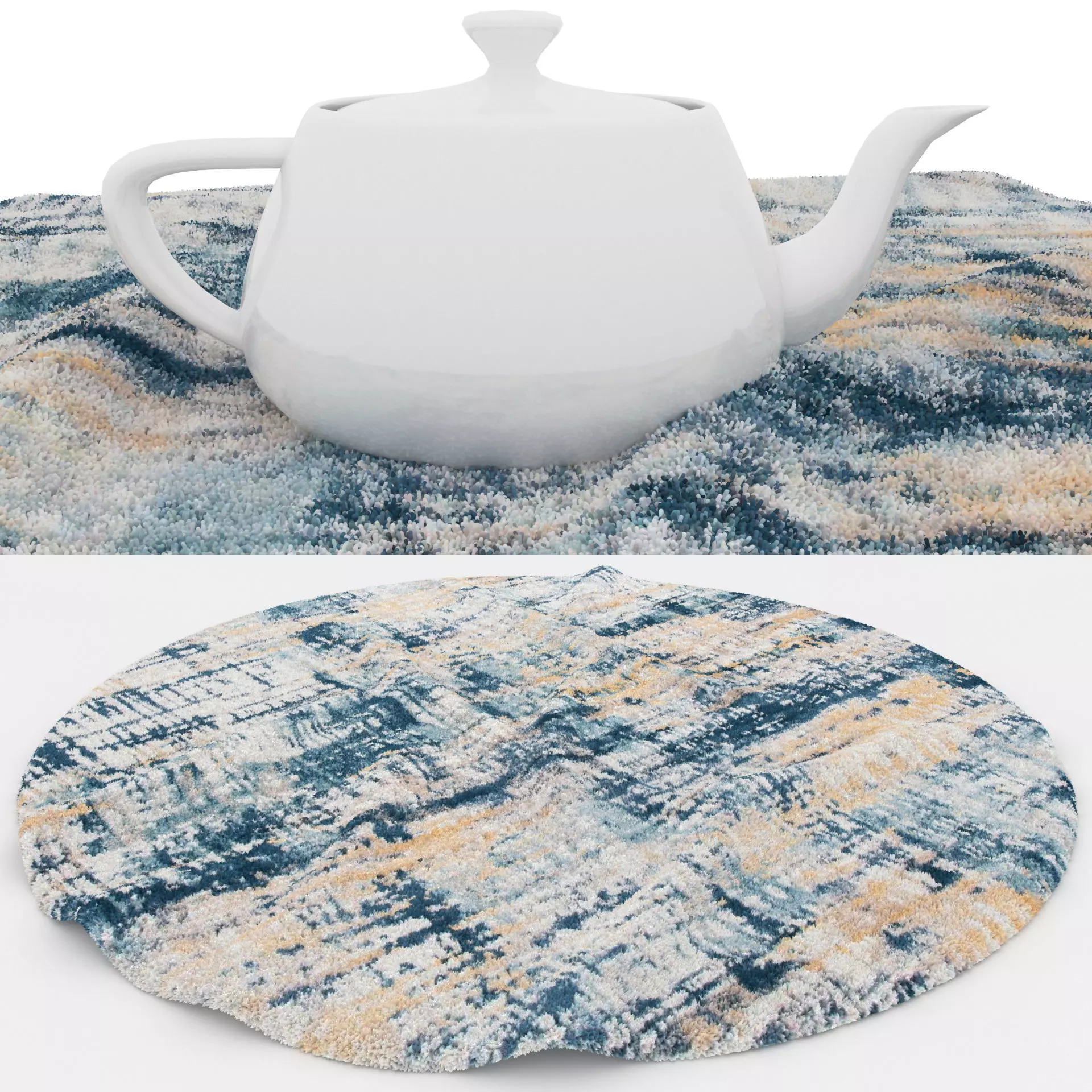 Rugs No 1047 Low-poly 3D model_1