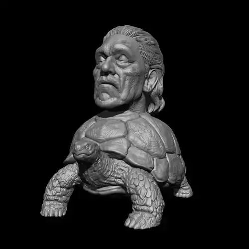 Tortuga Bust 3D Print Model Breaking Bad Danny Trejo