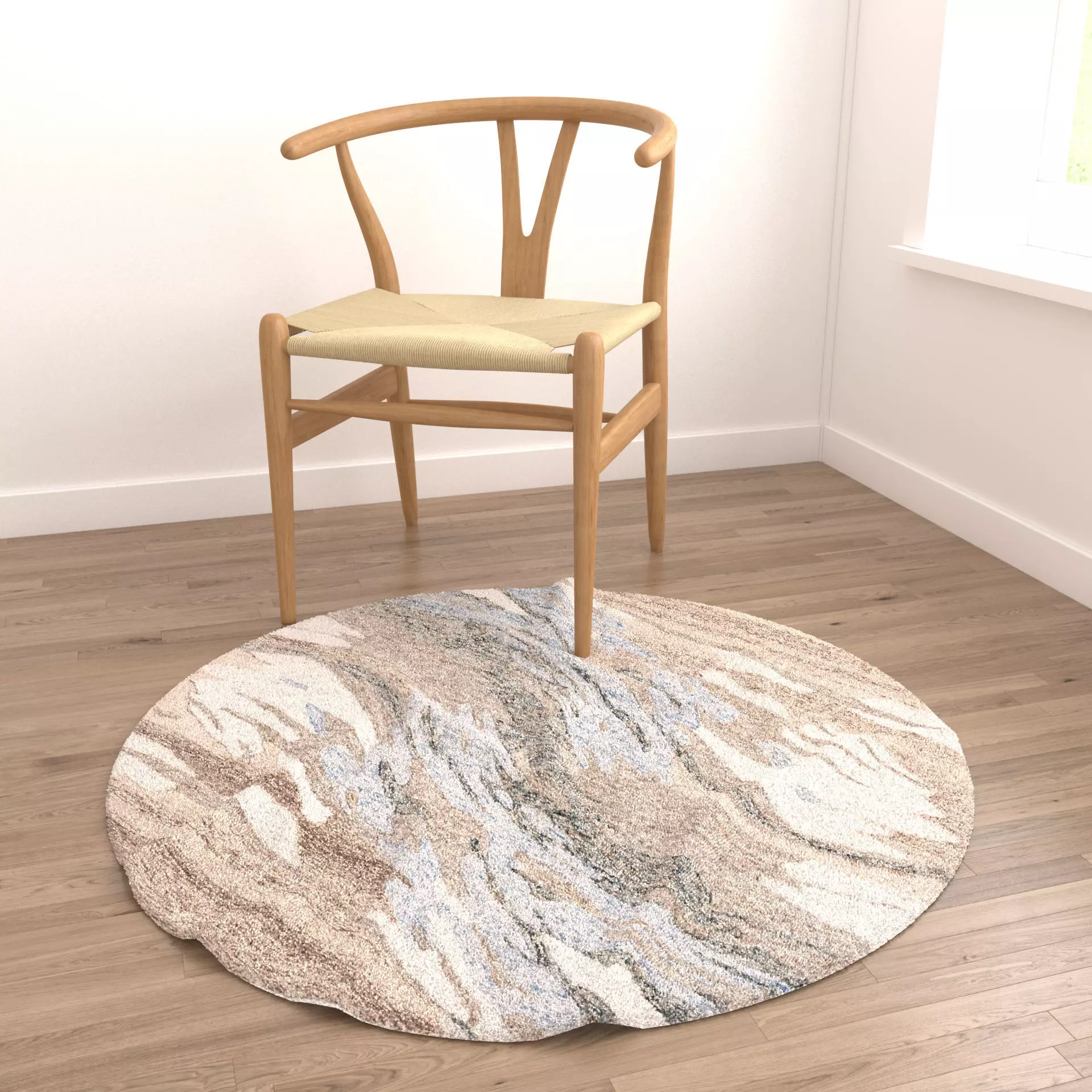 Rugs No 1048 Low-poly 3D model_3