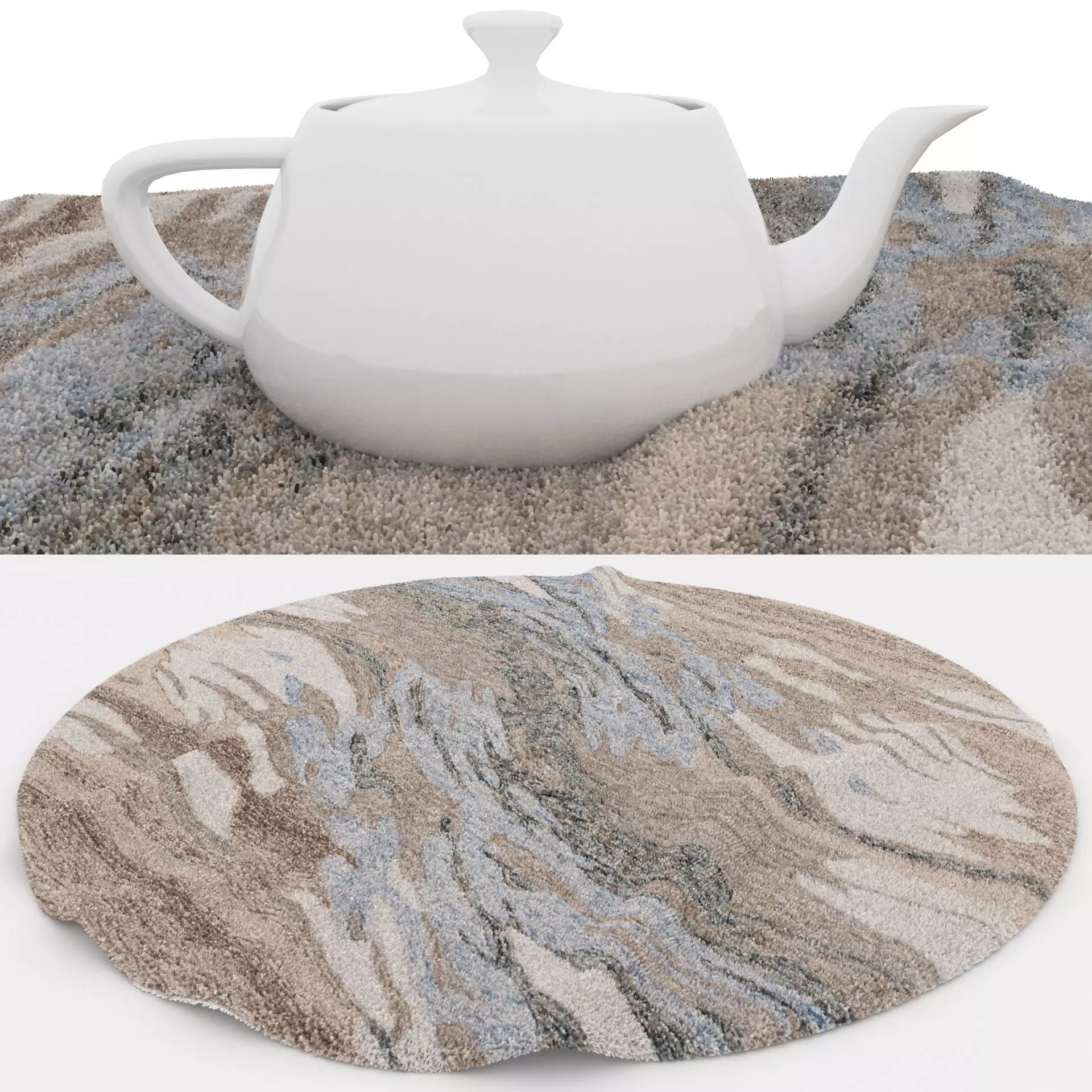 Rugs No 1048 Low-poly 3D model_1