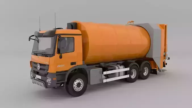 Mercedes Benz Actros 2632 6x4 BB Rotopress Garbage truck