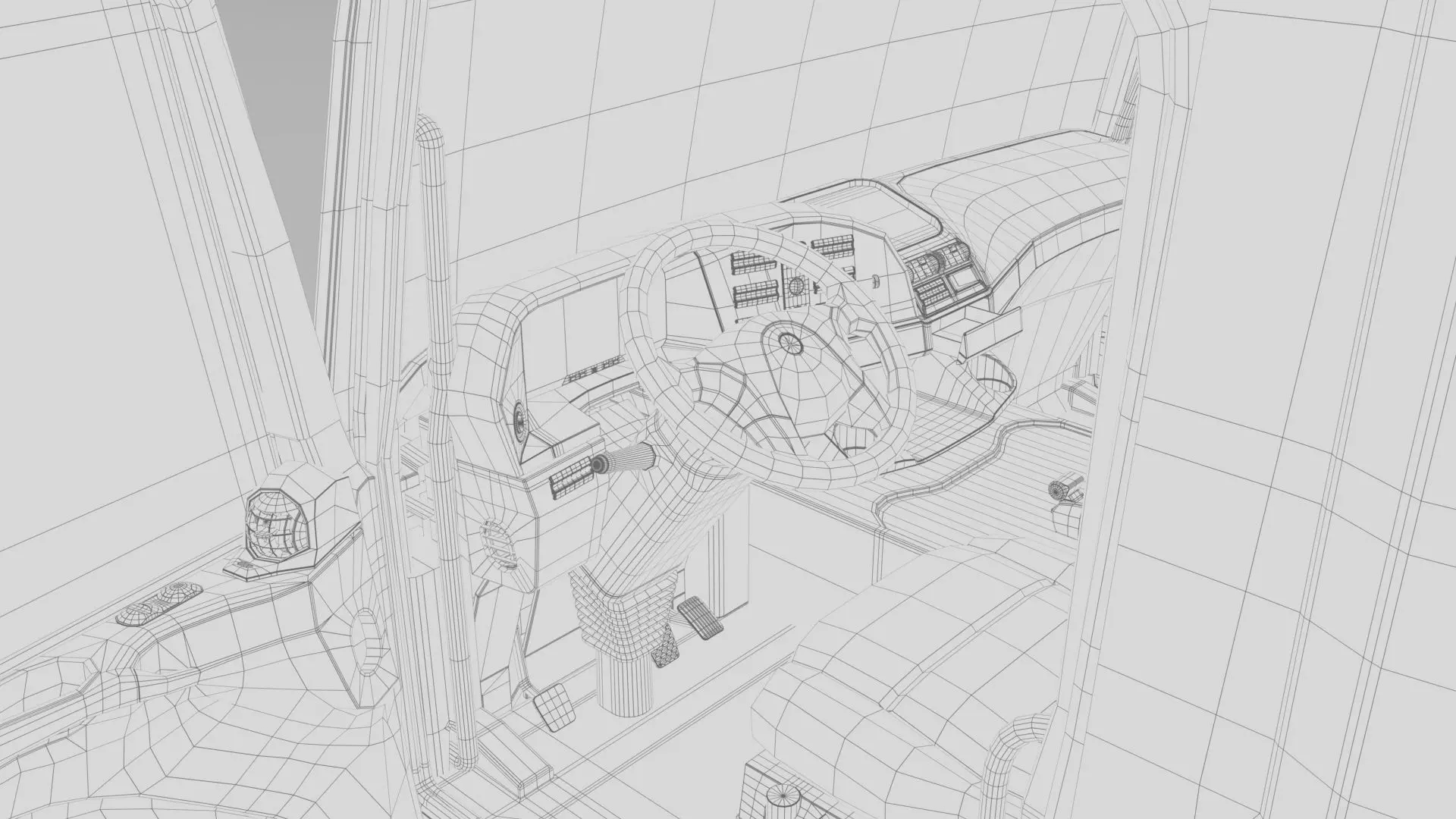 Mercedes Benz Actros 2632 6x4 BB Rotopress Garbage truck 3D model_37