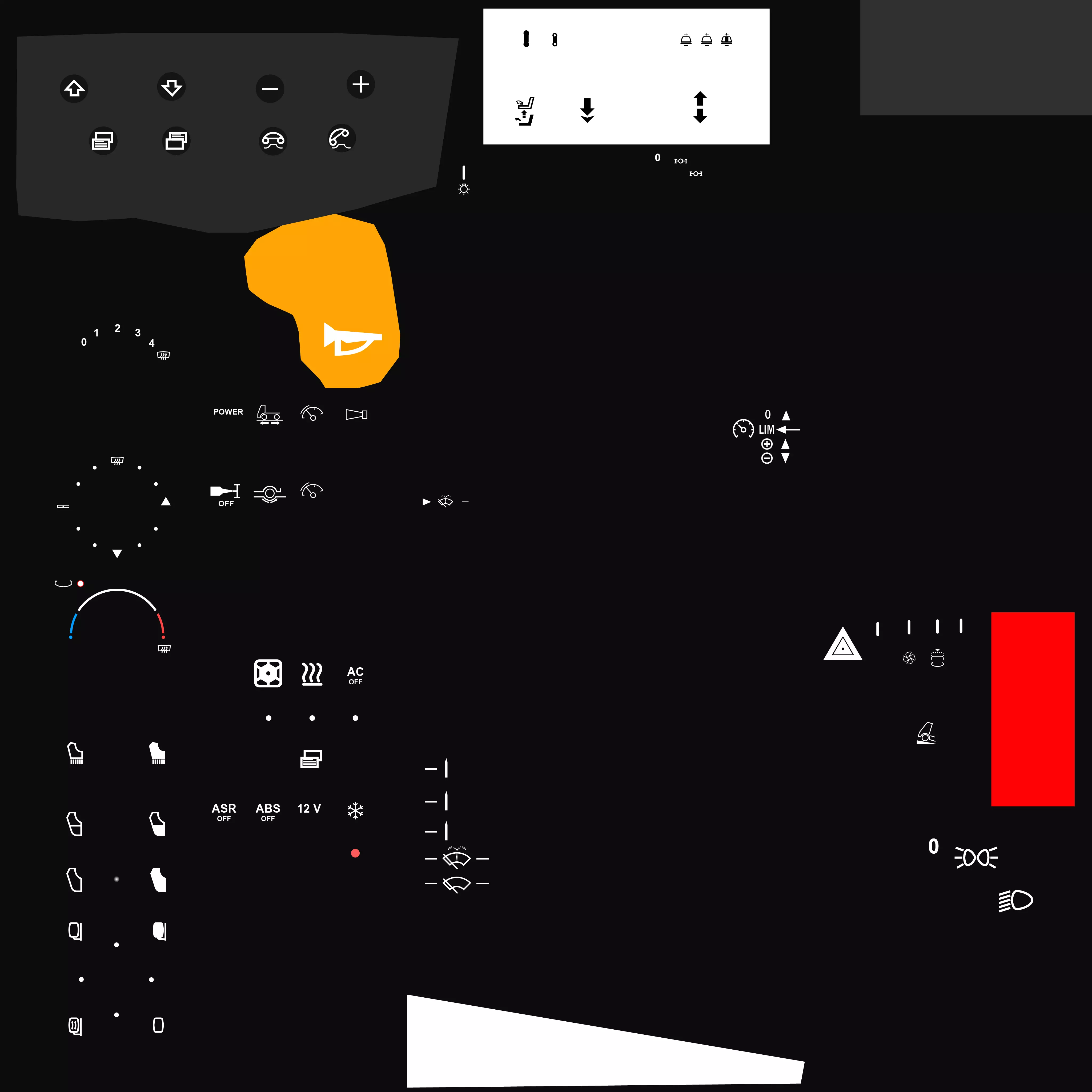 Mercedes Benz Actros 2632 6x4 BB Rotopress Garbage truck 3D model_14