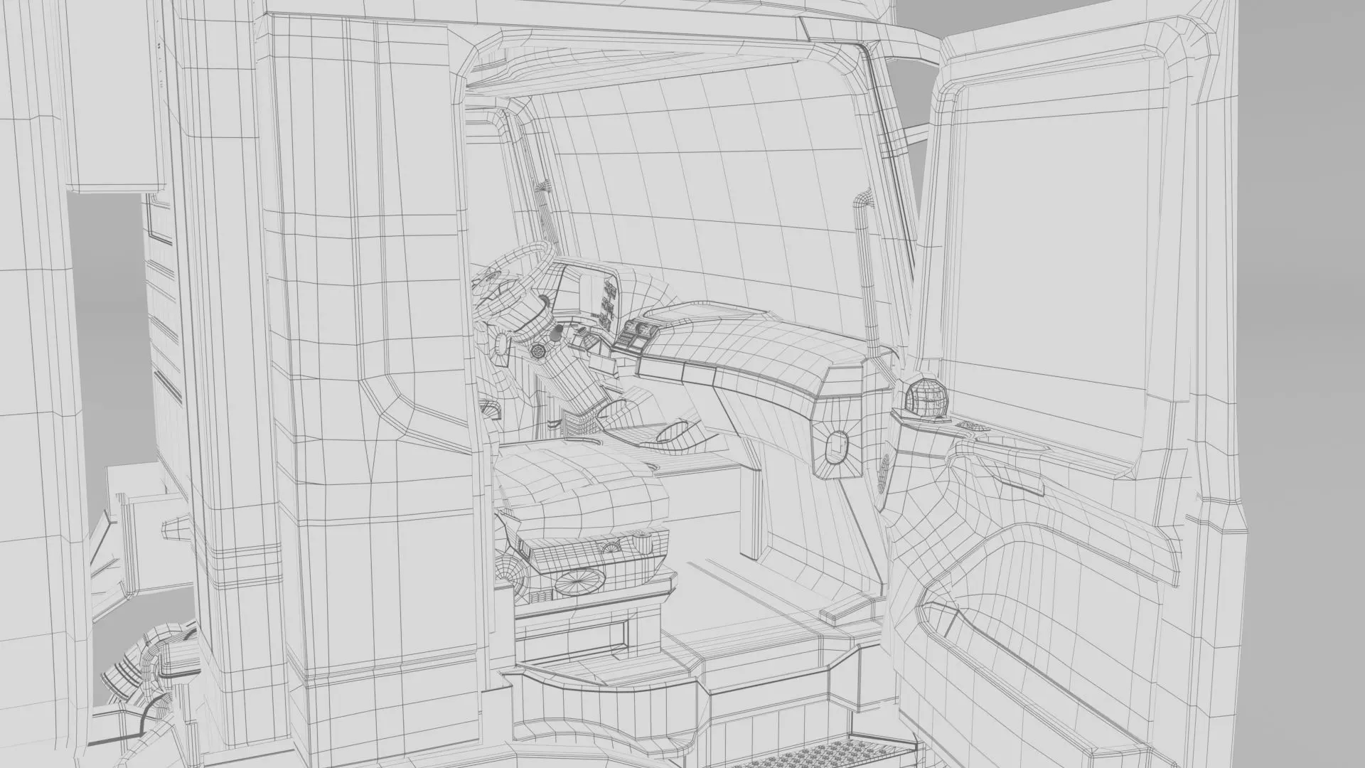 Mercedes Benz Actros 2632 6x4 BB Rotopress Garbage truck 3D model_39