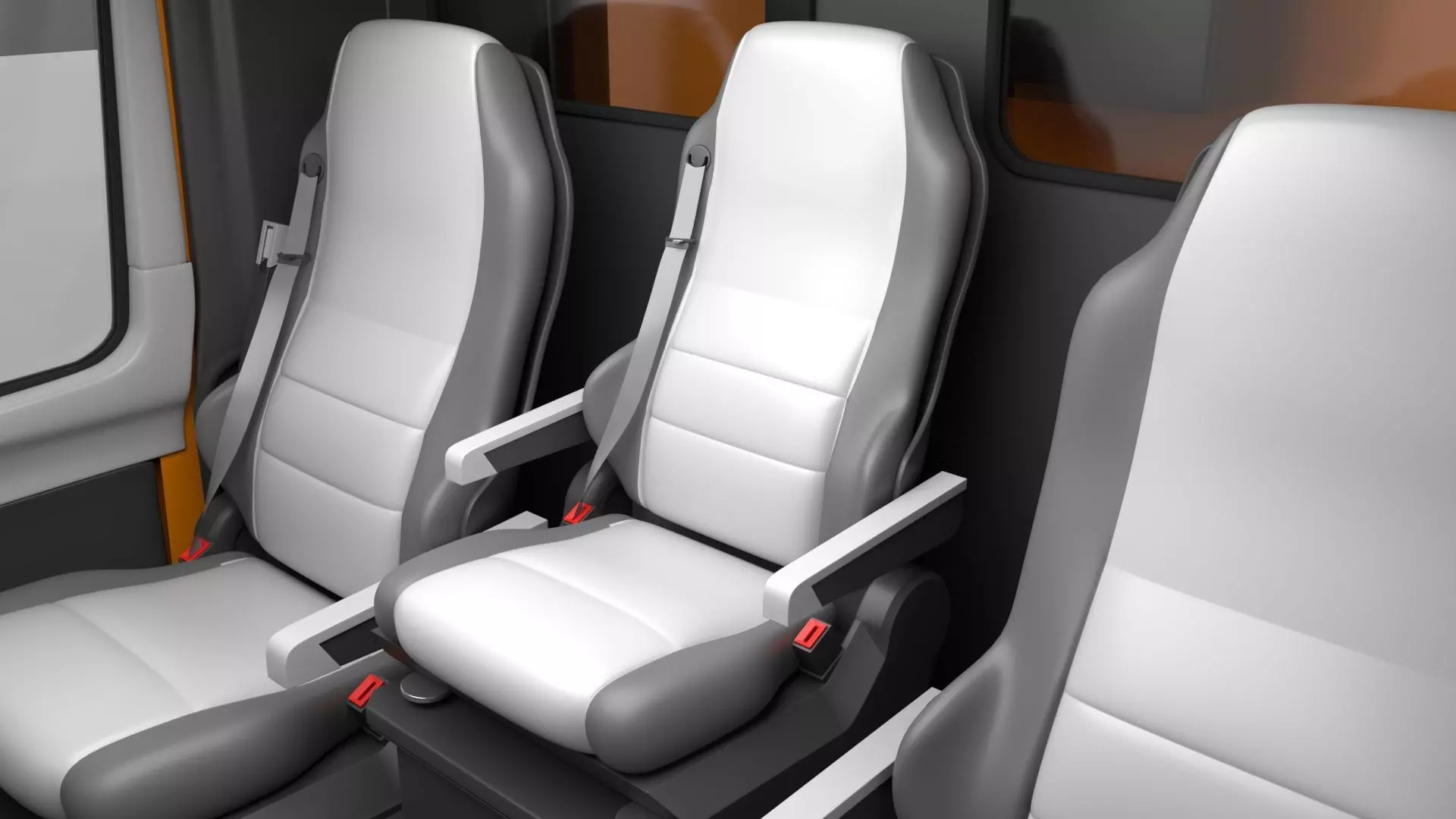 Mercedes Benz Actros 2632 6x4 BB Rotopress Garbage truck 3D model_9