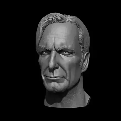 Saul Goodman Bust Printable 3D Model Breaking Bad 3D print model