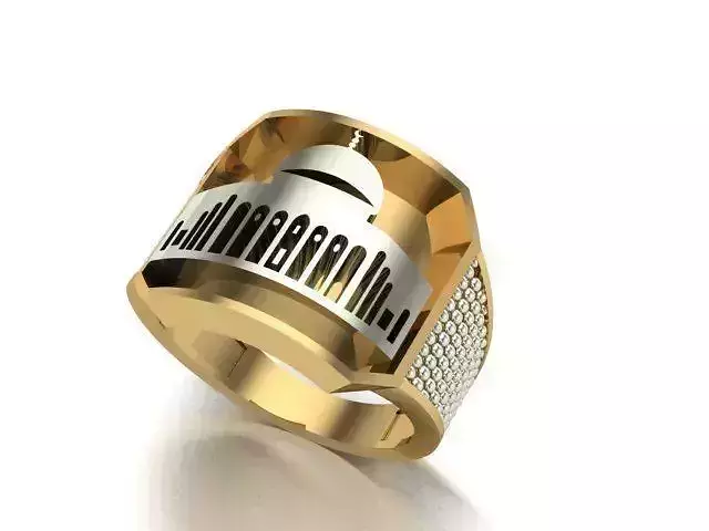 sintered men ring 3D print model