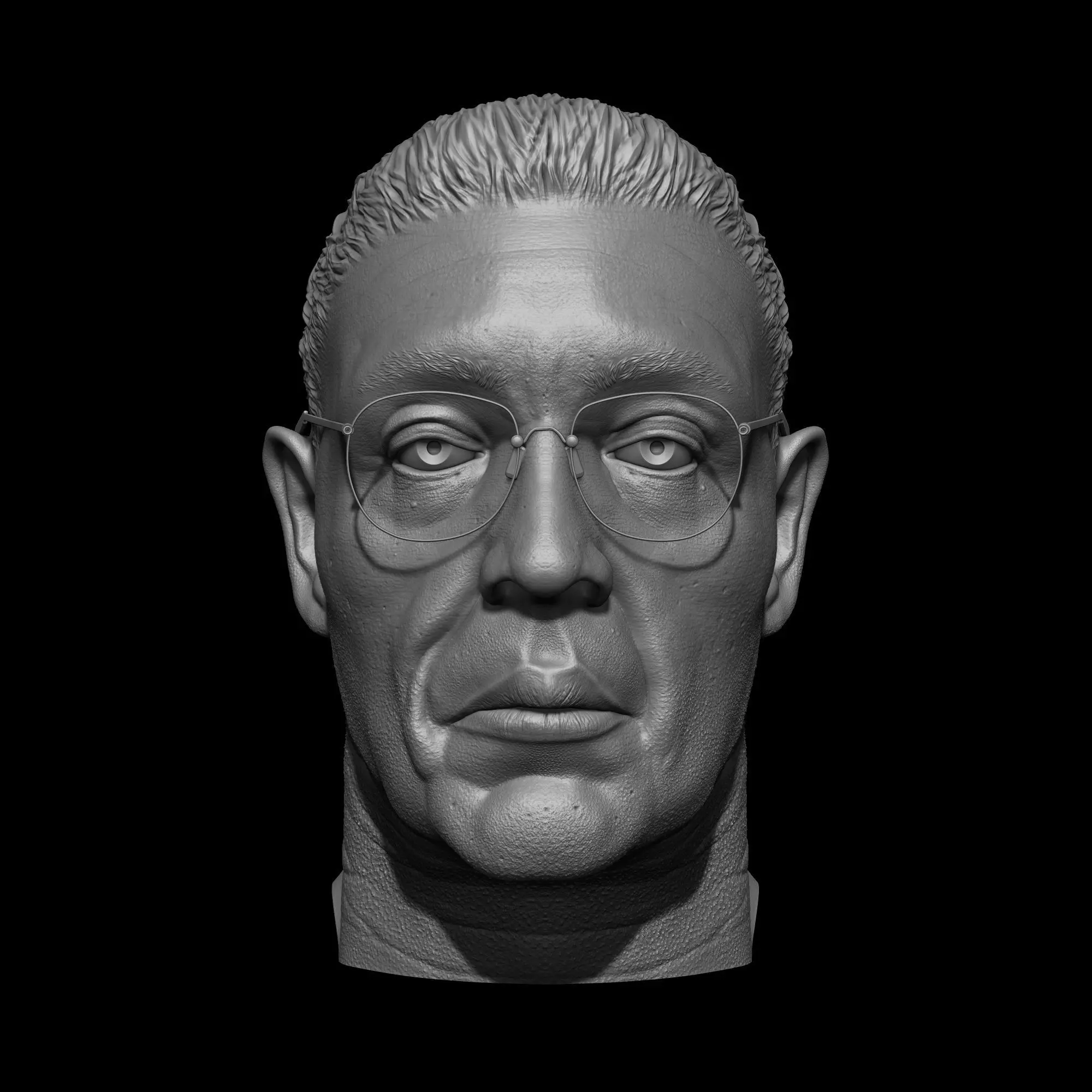 Breaking Bad Gustavo Fring Bust Printable 3D Model 3D print model_1