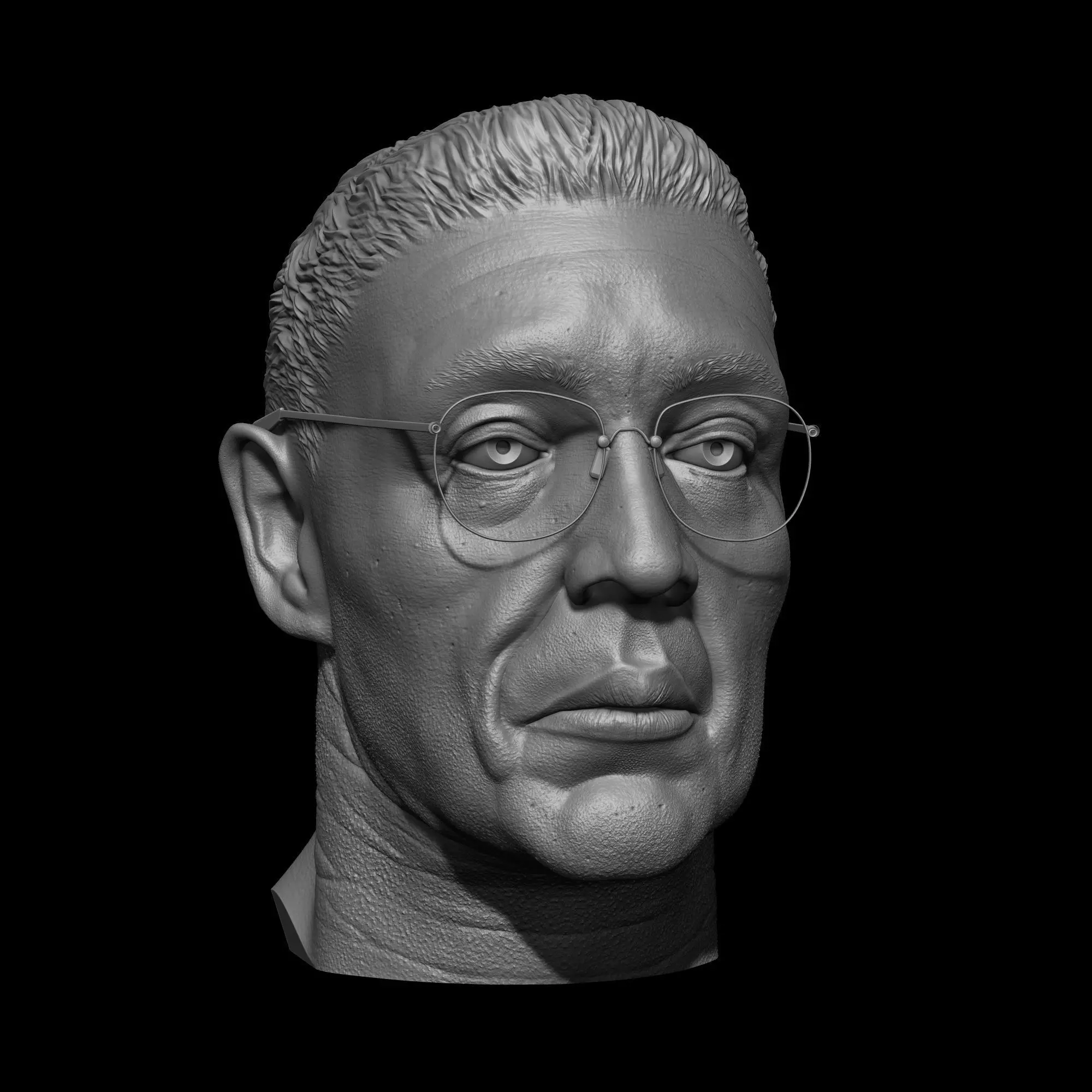 Breaking Bad Gustavo Fring Bust Printable 3D Model 3D print model_10