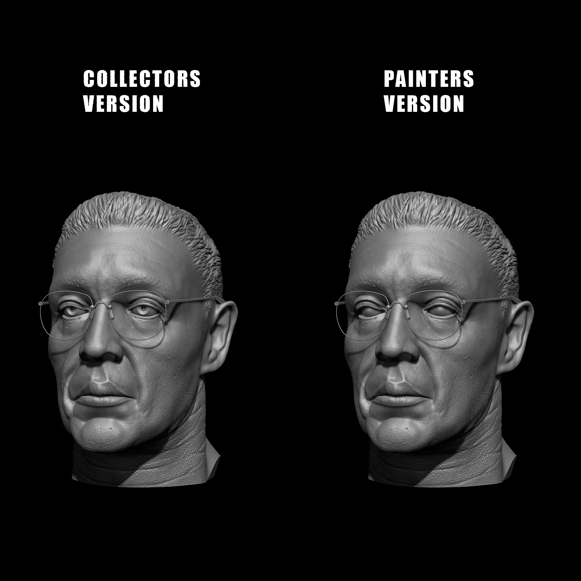 Breaking Bad Gustavo Fring Bust Printable 3D Model 3D print model_4