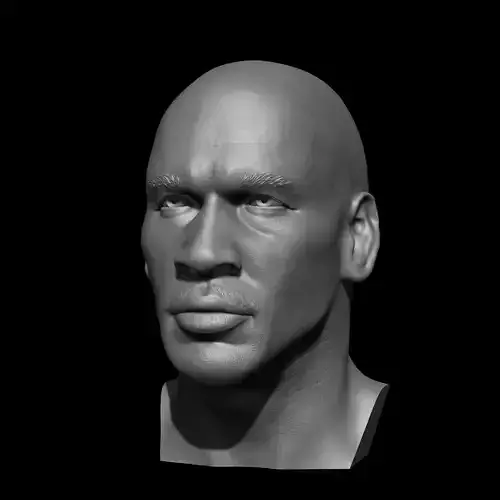 Michael Jordan Bust Printable 3D Model