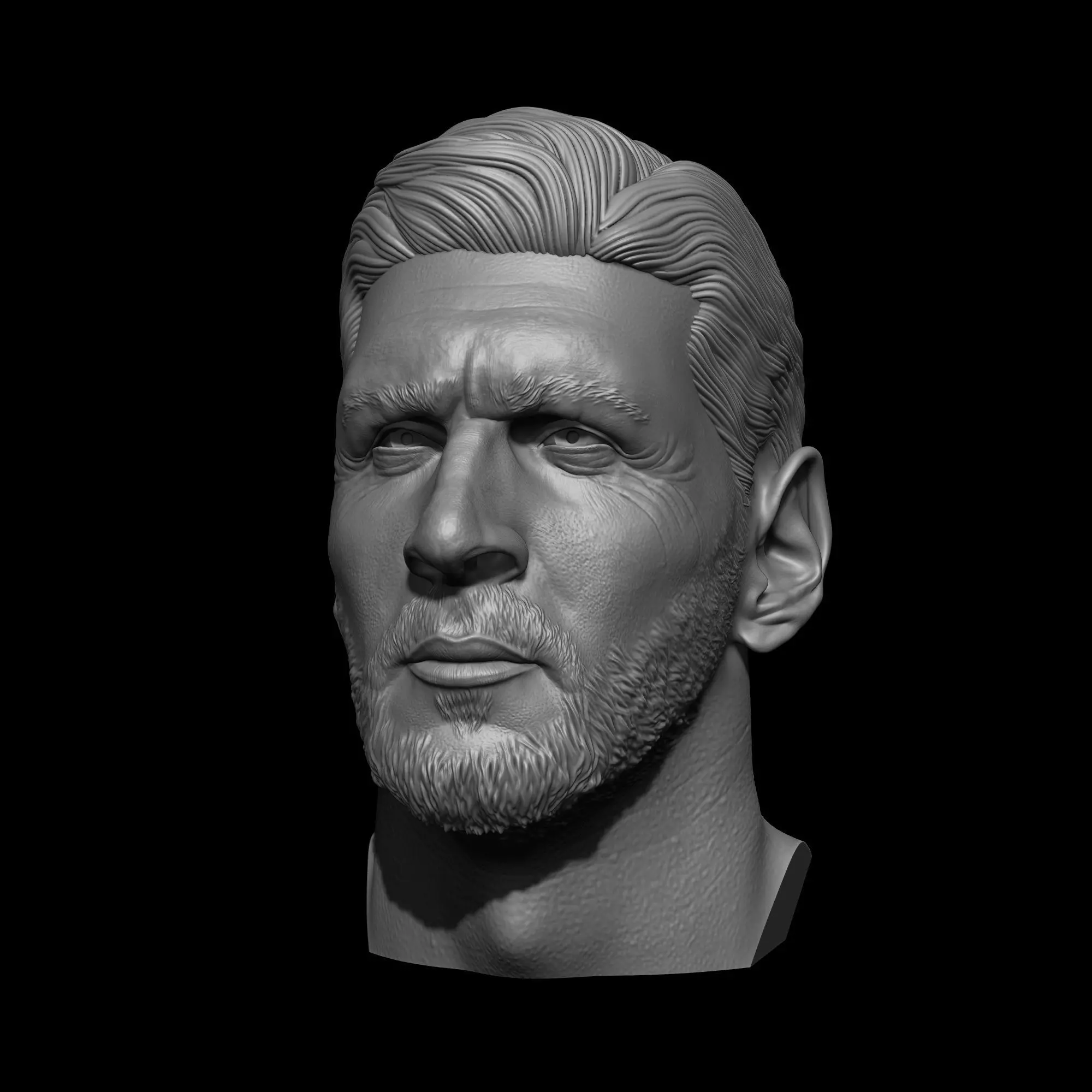 Lionel Messi Bust Printable 3D Model 3D print model